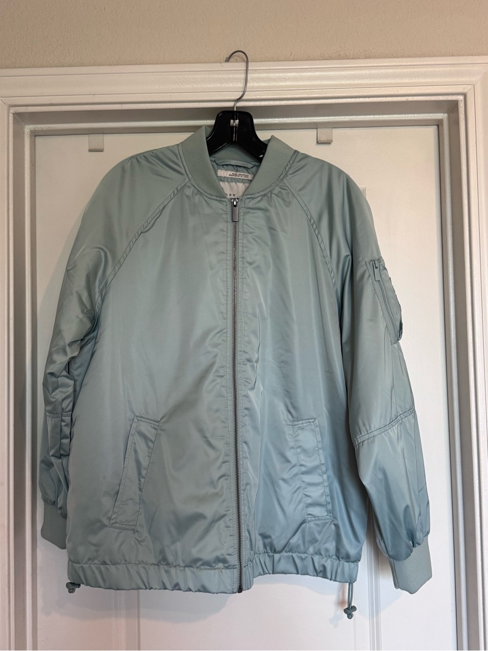 A New Day Light Sage Women's Bomber Jacket
